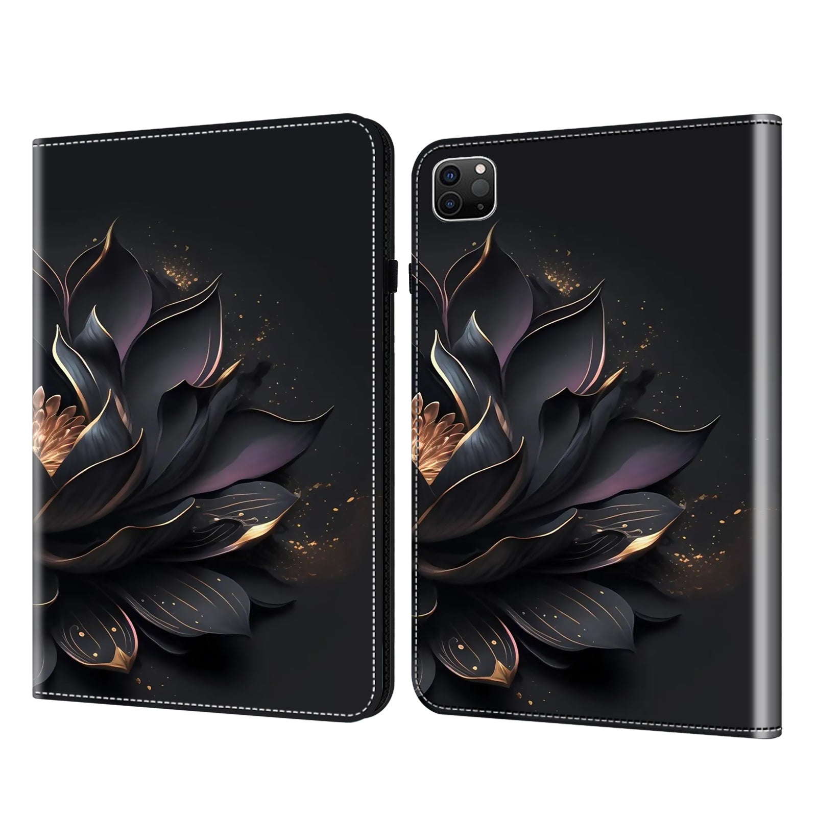 For iPad Pro 11 (2020) / (2021) / (2022) / iPad Air (2020) / (2022) PU Leather Flip Cover Pattern Printing Tablet Case with Stand