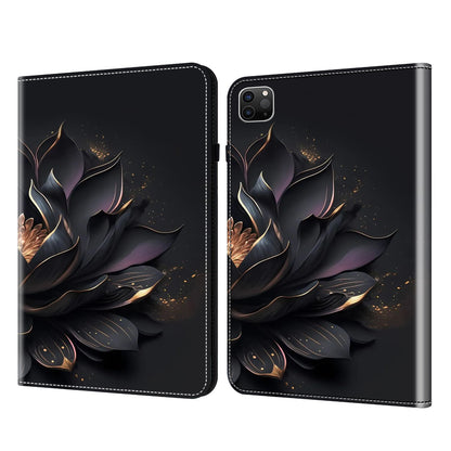 For iPad Pro 11 (2020) / (2021) / (2022) / iPad Air (2020) / (2022) PU Leather Flip Cover Pattern Printing Tablet Case with Stand