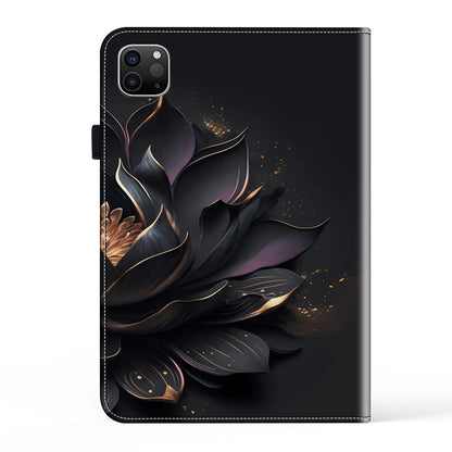 For iPad Pro 11 (2020) / (2021) / (2022) / iPad Air (2020) / (2022) PU Leather Flip Cover Pattern Printing Tablet Case with Stand