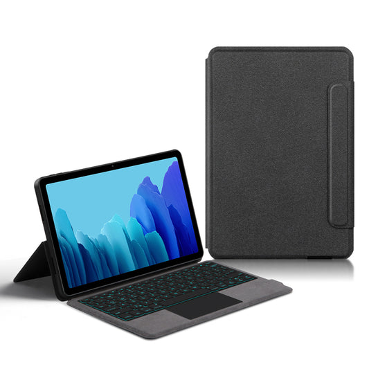 Touchpad Bluetooth Keyboard Case with Backlit for Samsung Galaxy Tab S7 10.4 (2020) / (2022) Protective Tablet Leather Cover