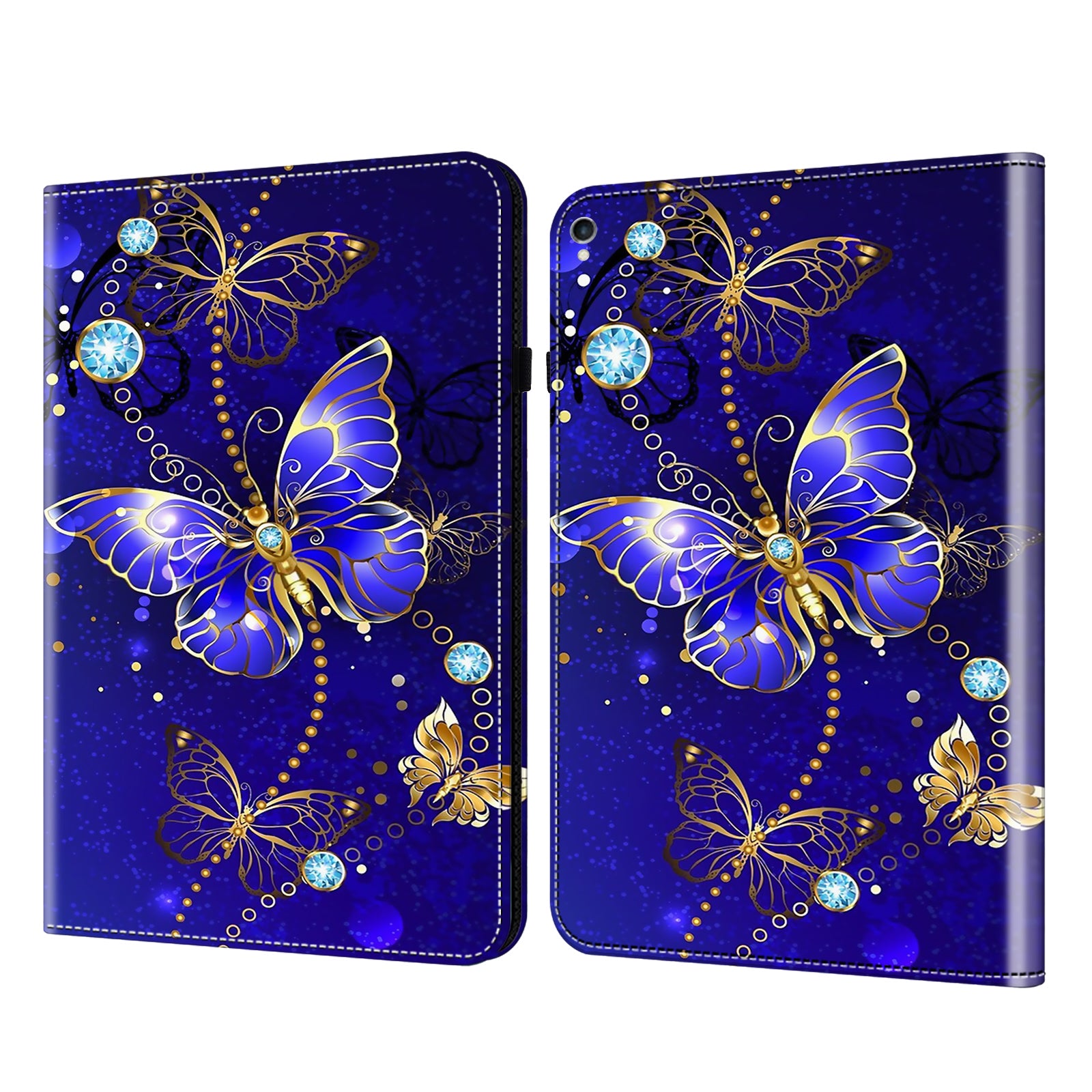 For iPad Pro 10.5 (2017)  /  Air 10.5 inch (2019)  /  10.2 (2019)  /  10.2 (2020)  /  10.2 (2021) PU Leather Tablet Case Stand Cover Card Holder