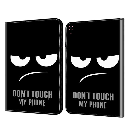 For iPad 10.9 (2022) Pattern Printing PU Leather Flip Cover Anti-Scratch Strap Closure Tablet Case with Stand