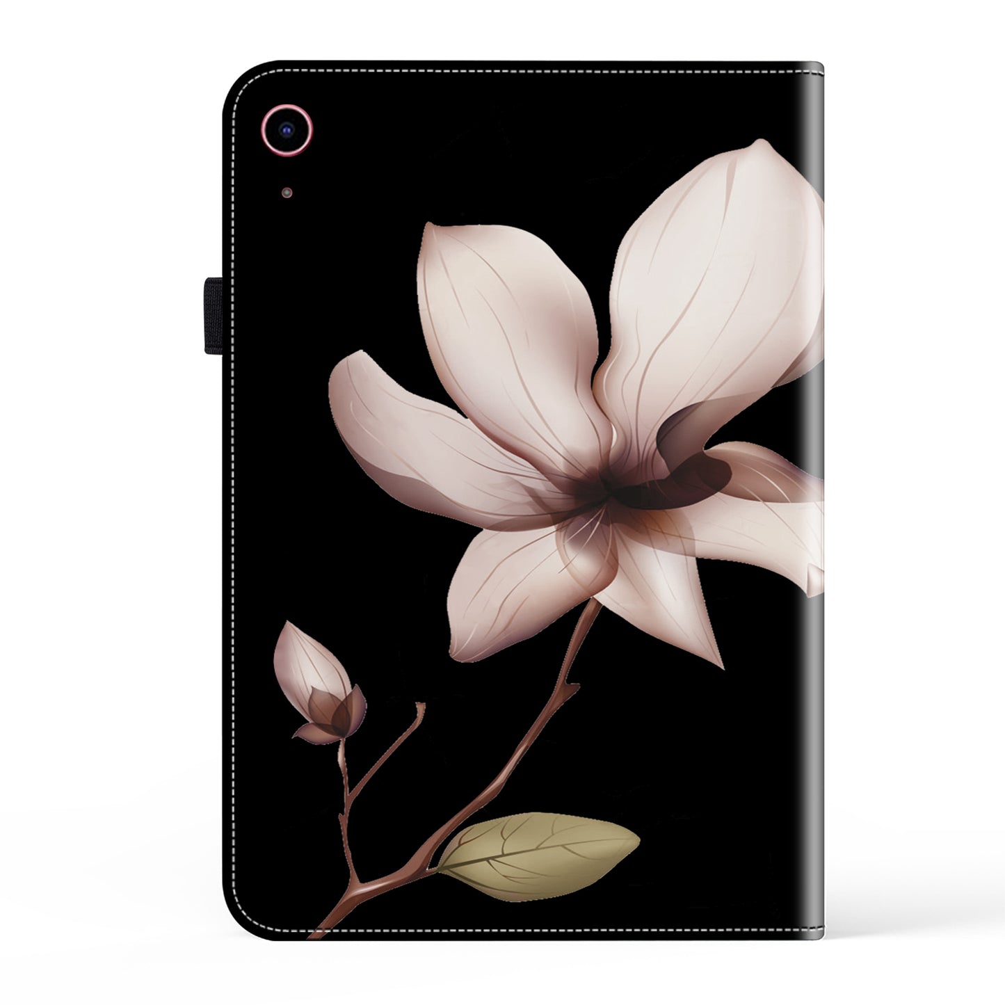 For iPad 10.9 (2022) Pattern Printing PU Leather Flip Cover Anti-Scratch Strap Closure Tablet Case with Stand