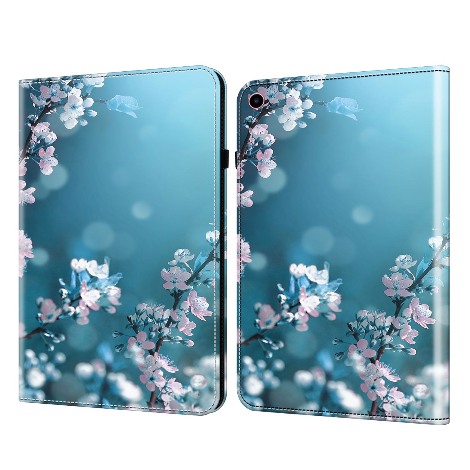 For iPad 10.9 (2022) Pattern Printing PU Leather Flip Cover Anti-Scratch Strap Closure Tablet Case with Stand