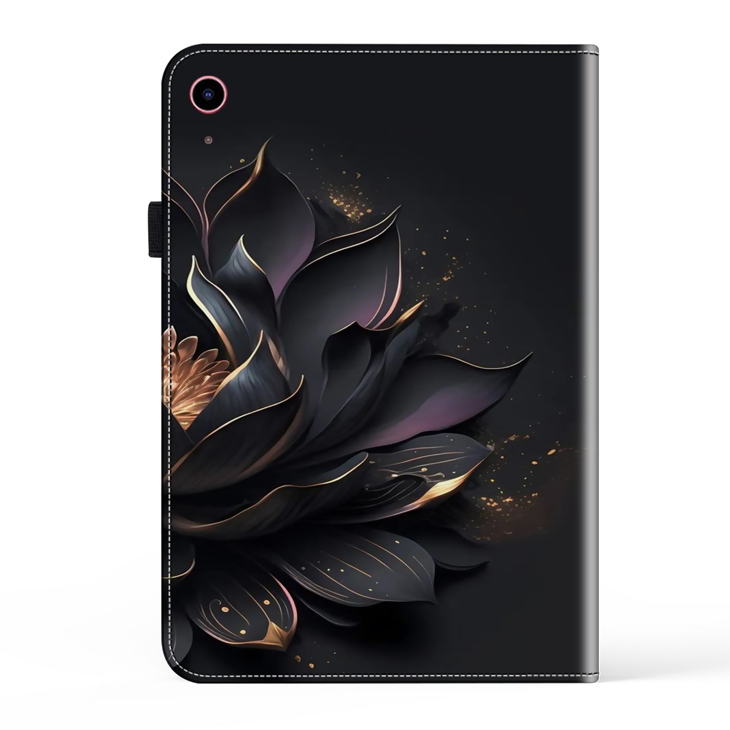 For iPad 10.9 (2022) Pattern Printing PU Leather Flip Cover Anti-Scratch Strap Closure Tablet Case with Stand