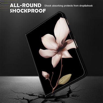 For Samsung Galaxy Tab S9+ / S9 FE+ All-inclusive Protection PU Leather TPU Tablet Stand Case Pattern Printing Cover