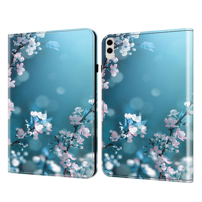 For Samsung Galaxy Tab S9+ / S9 FE+ All-inclusive Protection PU Leather TPU Tablet Stand Case Pattern Printing Cover