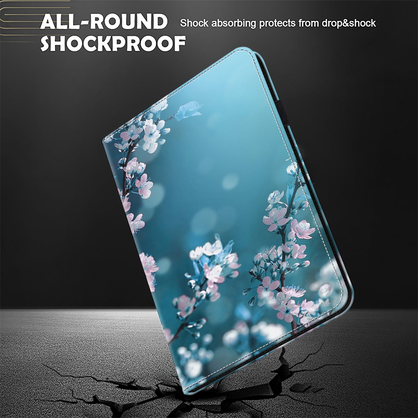 For Samsung Galaxy Tab S9+ / S9 FE+ All-inclusive Protection PU Leather TPU Tablet Stand Case Pattern Printing Cover