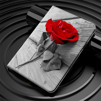 For Samsung Galaxy Tab S9+ / S9 FE+ All-inclusive Protection PU Leather TPU Tablet Stand Case Pattern Printing Cover
