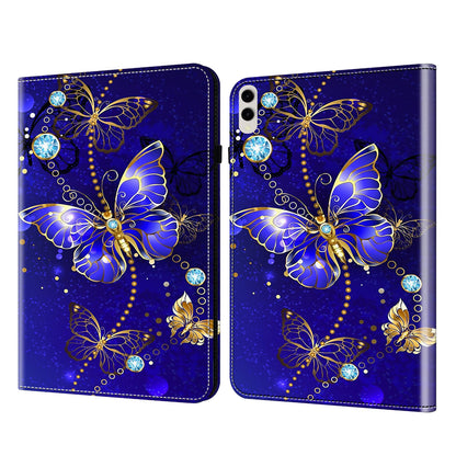 For Samsung Galaxy Tab S9+ / S9 FE+ All-inclusive Protection PU Leather TPU Tablet Stand Case Pattern Printing Cover