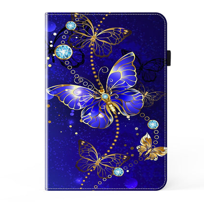 For Samsung Galaxy Tab S9+ / S9 FE+ All-inclusive Protection PU Leather TPU Tablet Stand Case Pattern Printing Cover