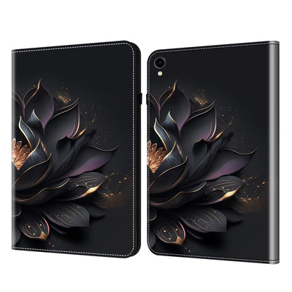 For Samsung Galaxy Tab S9 / S9 FE Anti-drop PU Leather Tablet Case Shockproof Pattern Printing Shell Cover Stand