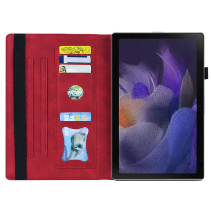 For Samsung Galaxy Tab A9 Tablet Wallet Case PU Leather Anti-drop Stand Tablet Cover