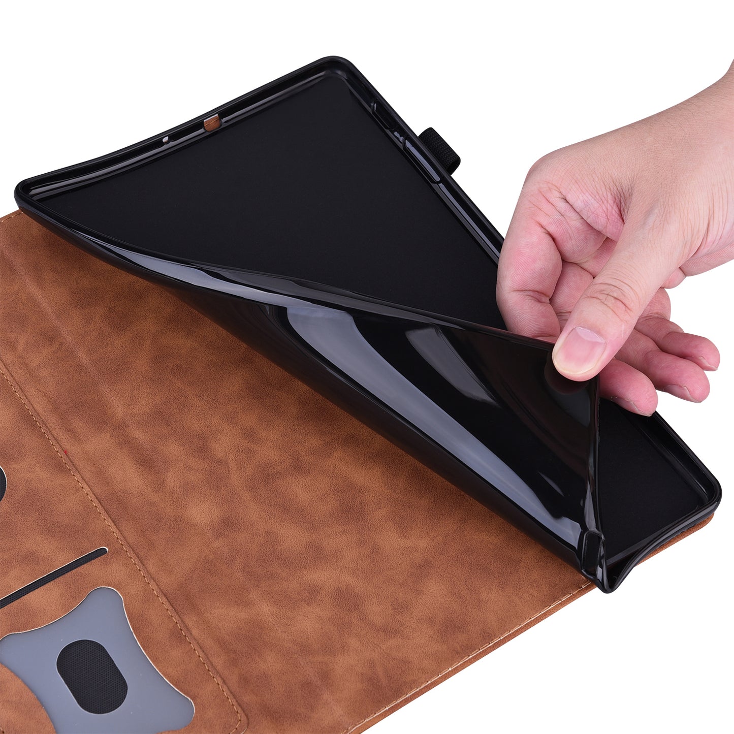 For Lenovo Tab P12 PU Leather Tablet Case Wallet Stand Full Protection Tablet Cover