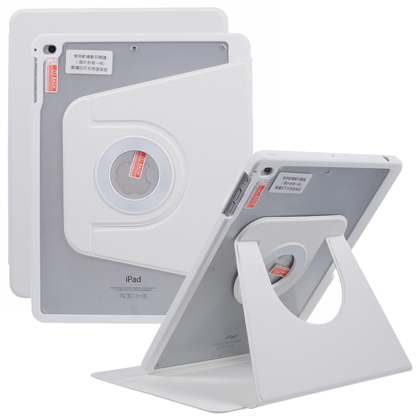 Detachable Magnetic Cover for iPad Pro 9.7 inch (2016) / iPad 9.7-inch (2017) / (2018) , Stand PU Leather Full Protection Tablet Case with Pencil Holder