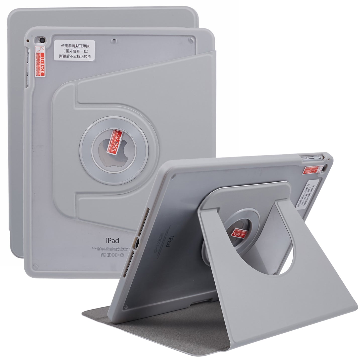Detachable Magnetic Cover for iPad Pro 9.7 inch (2016) / iPad 9.7-inch (2017) / (2018) , Stand PU Leather Full Protection Tablet Case with Pencil Holder