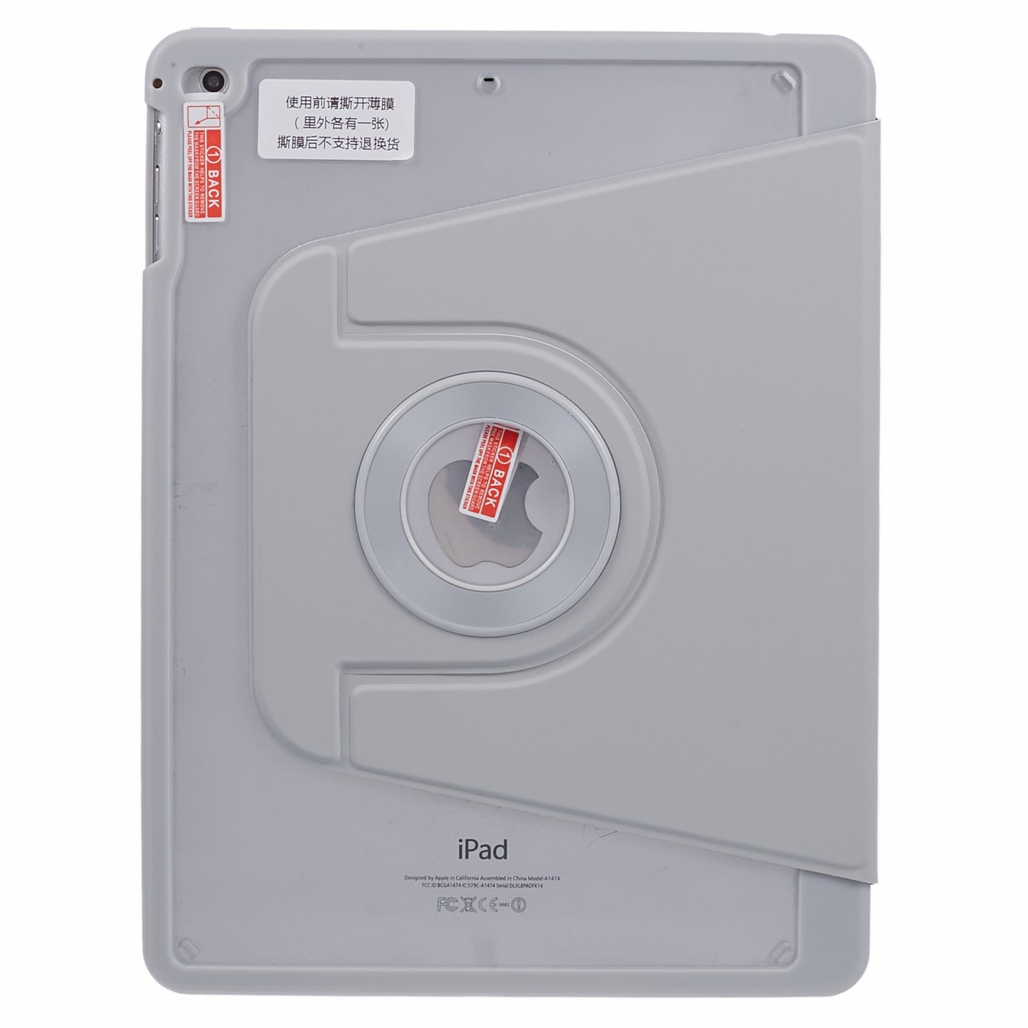 Detachable Magnetic Cover for iPad Pro 9.7 inch (2016) / iPad 9.7-inch (2017) / (2018) , Stand PU Leather Full Protection Tablet Case with Pencil Holder