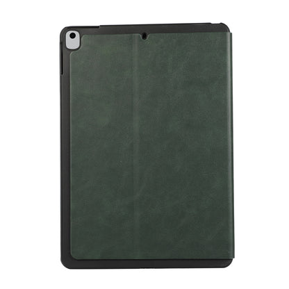 For iPad 10.2 (2021) / (2019) / (2020) PU Leather Flip Cover Anti-Dorp Auto Wake / Sleep Tablet Case with Stand