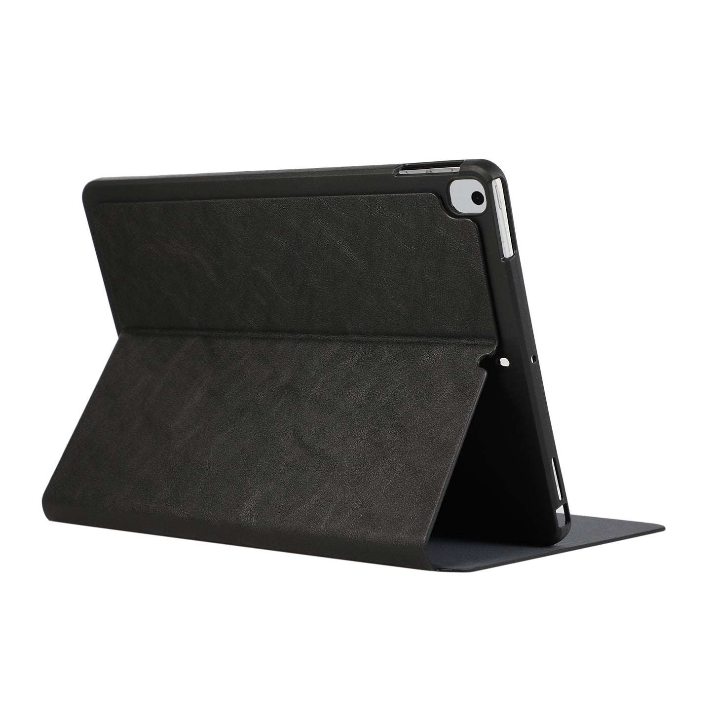 For iPad 10.2 (2021) / (2019) / (2020) PU Leather Flip Cover Anti-Dorp Auto Wake / Sleep Tablet Case with Stand