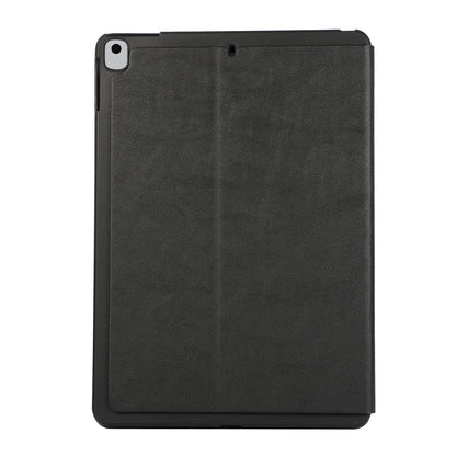 For iPad 10.2 (2021) / (2019) / (2020) PU Leather Flip Cover Anti-Dorp Auto Wake / Sleep Tablet Case with Stand