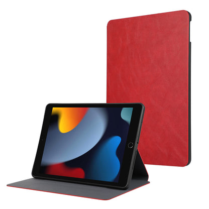 For iPad 10.2 (2021) / (2019) / (2020) PU Leather Flip Cover Anti-Dorp Auto Wake / Sleep Tablet Case with Stand