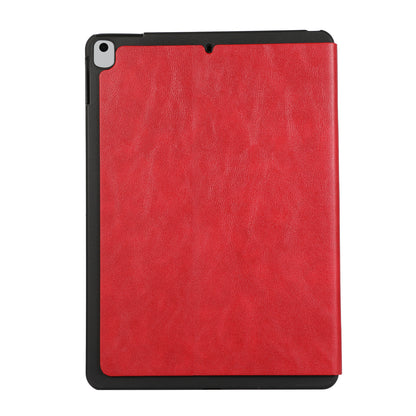 For iPad 10.2 (2021) / (2019) / (2020) PU Leather Flip Cover Anti-Dorp Auto Wake / Sleep Tablet Case with Stand