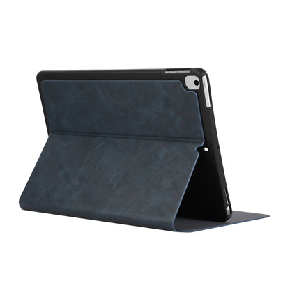For iPad 10.2 (2021) / (2019) / (2020) PU Leather Flip Cover Anti-Dorp Auto Wake / Sleep Tablet Case with Stand