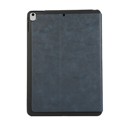 For iPad 10.2 (2021) / (2019) / (2020) PU Leather Flip Cover Anti-Dorp Auto Wake / Sleep Tablet Case with Stand
