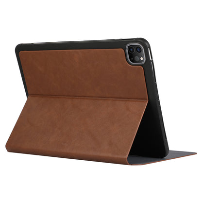 For iPad Pro 11 (2020) / (2021) / (2022) / iPad Air (2020) / (2022) Protective Case Anti-Scratch Auto Wake / Sleep PU Leather Tablet Cover with Stand