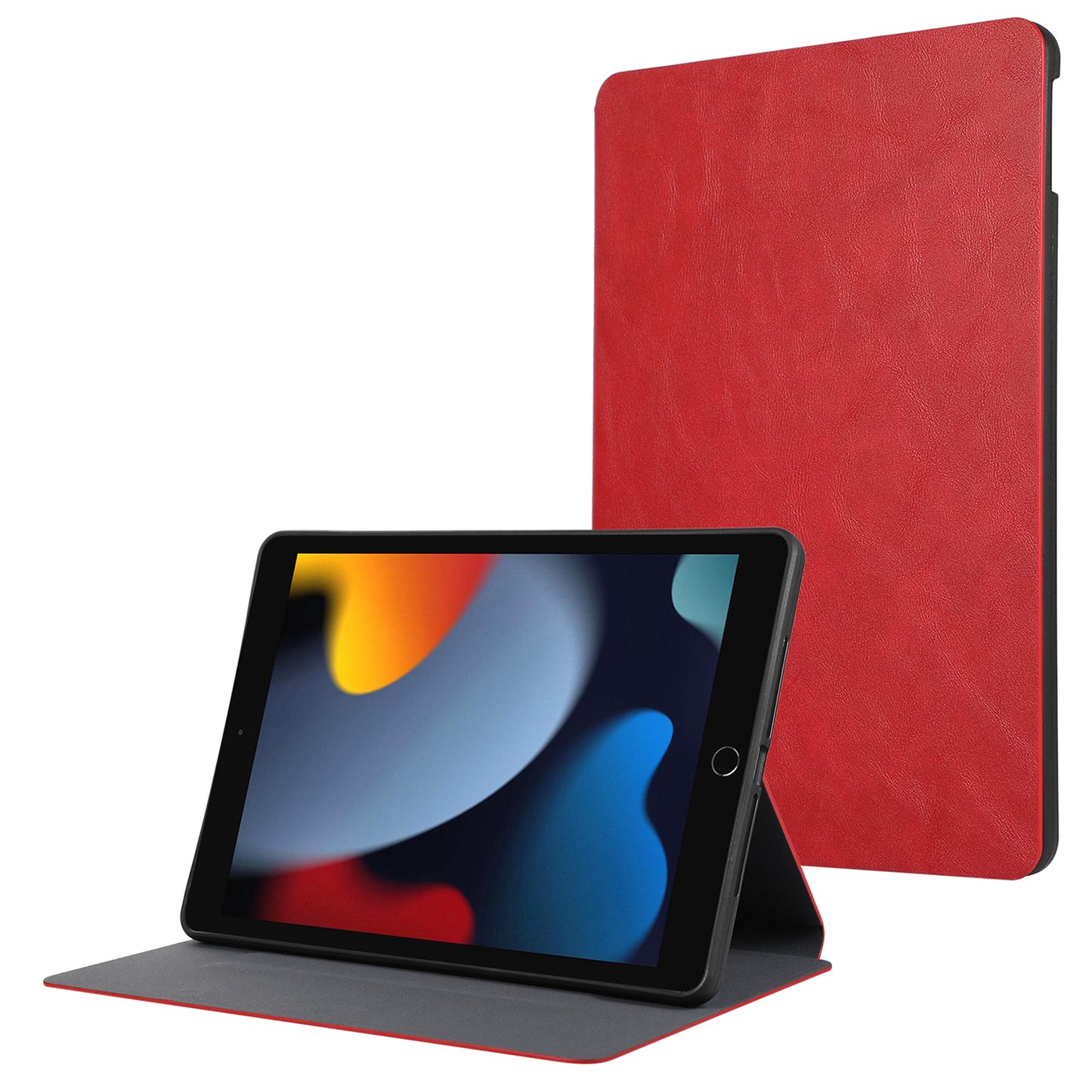 For iPad Air (2013) / Air 2 / iPad 9.7-inch (2017) / (2018) Anti-Dorp PU Leather Cover Auto Wake / Sleep Tablet Case with Stand