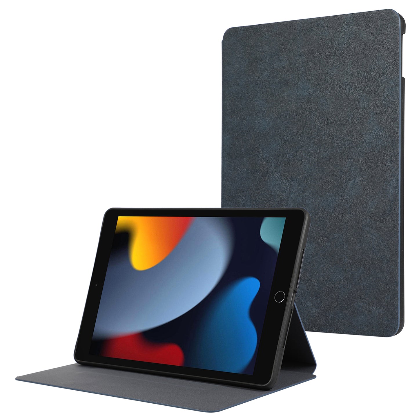 For iPad Air (2013) / Air 2 / iPad 9.7-inch (2017) / (2018) Anti-Dorp PU Leather Cover Auto Wake / Sleep Tablet Case with Stand