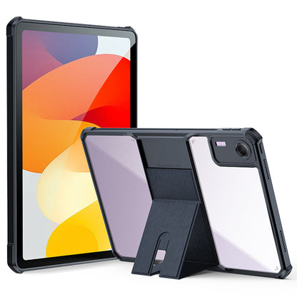 XUNDD For Xiaomi Redmi Pad SE Anti-Drop Kickstand Case TPU+Acrylic Shockproof Tablet Cover
