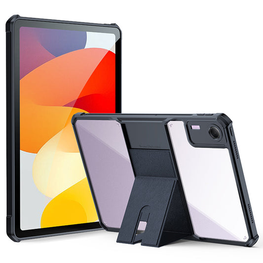 XUNDD For Xiaomi Redmi Pad SE Anti-Drop Kickstand Case TPU+Acrylic Shockproof Tablet Cover