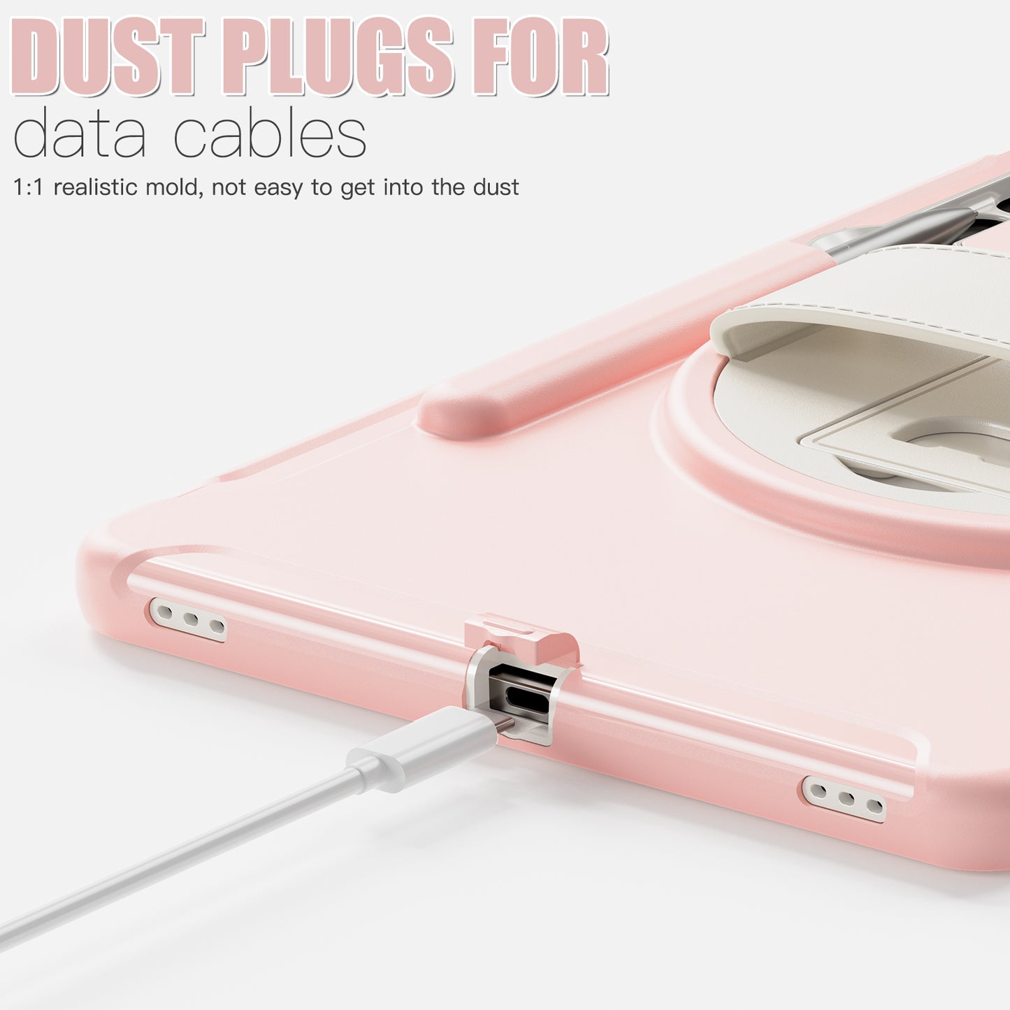 For Samsung Galaxy Tab S9 FE+ / S7+ T970 / Tab S7 FE T730 / Tab S8+ X800 / Tab S9+ X810 Case Pen Holder PC+TPU Tablet Kickstand Cover