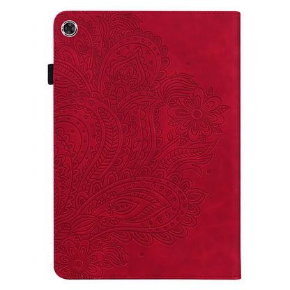 For Samsung Galaxy Tab A9 Case Flower Imprint Tablet Stand Cover