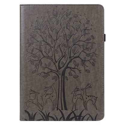 For Samsung Galaxy Tab A9+ Cover Imprinted Stand PU Leather Card Holder Tablet Case
