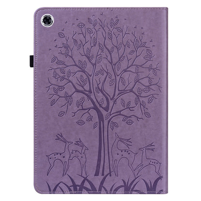 For Samsung Galaxy Tab A9+ Cover Imprinted Stand PU Leather Card Holder Tablet Case