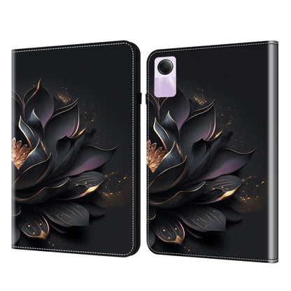 For Xiaomi Redmi Pad SE Case Stand Card Slot Pattern Printing PU Leather Tablet Cover