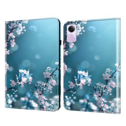 For Xiaomi Redmi Pad SE Case Stand Card Slot Pattern Printing PU Leather Tablet Cover