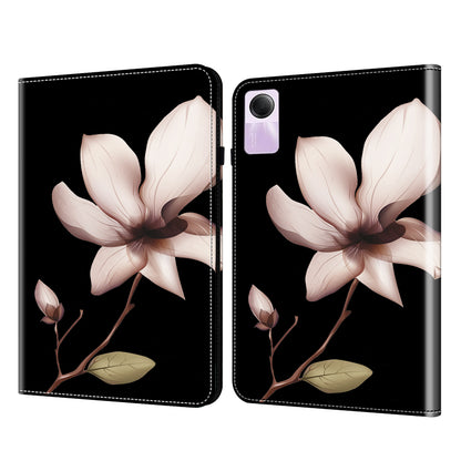 For Xiaomi Redmi Pad SE Case Stand Card Slot Pattern Printing PU Leather Tablet Cover