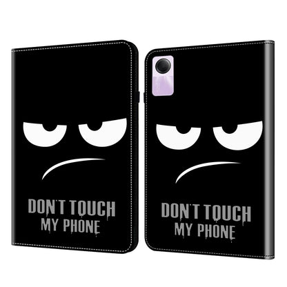 For Xiaomi Redmi Pad SE Case Stand Card Slot Pattern Printing PU Leather Tablet Cover