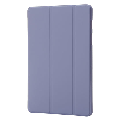 For Samsung Galaxy Tab S9+ Case Anti-scratch PU Leather + Silicone Tri-fold Stand Tablet Cover