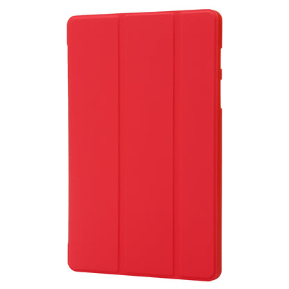 For Samsung Galaxy Tab S9+ Case Anti-scratch PU Leather + Silicone Tri-fold Stand Tablet Cover