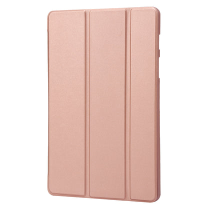 For Samsung Galaxy Tab S9+ Case Anti-scratch PU Leather + Silicone Tri-fold Stand Tablet Cover