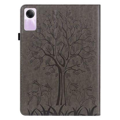 For Xiaomi Redmi Pad SE Case Imprinted PU Leather Tablet Cover with Card Slots