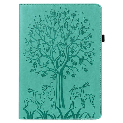 For Xiaomi Redmi Pad SE Case Imprinted PU Leather Tablet Cover with Card Slots