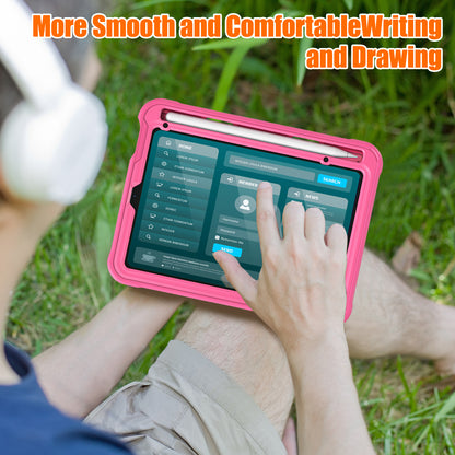 For iPad mini (2021) Protective Cover PC+TPU Kickstand Tablet Case with Hand Strap