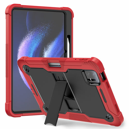 For Xiaomi Pad 6 / Pad 6 Pro Kickstand Tablet Cover Silicone + PC Shockproof Rugged Case