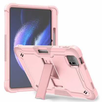 For Xiaomi Pad 6 / Pad 6 Pro Kickstand Tablet Cover Silicone + PC Shockproof Rugged Case