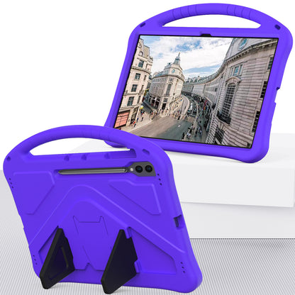 Shockproof Cover for Samsung Galaxy Tab S9 Ultra / S8 Ultra , Handle Kickstand Protective EVA Tablet Case